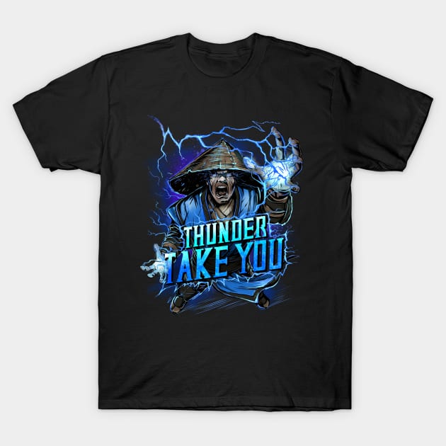 Thunder Take You! T-Shirt by Ottyag